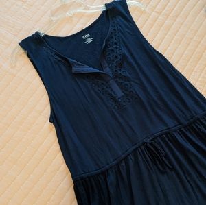 a.n.a. Navy Sleeveless Dress
